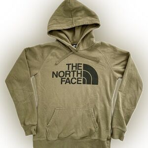 The North Face Womens Half Dome Green Hoodie Sweatshirt - S